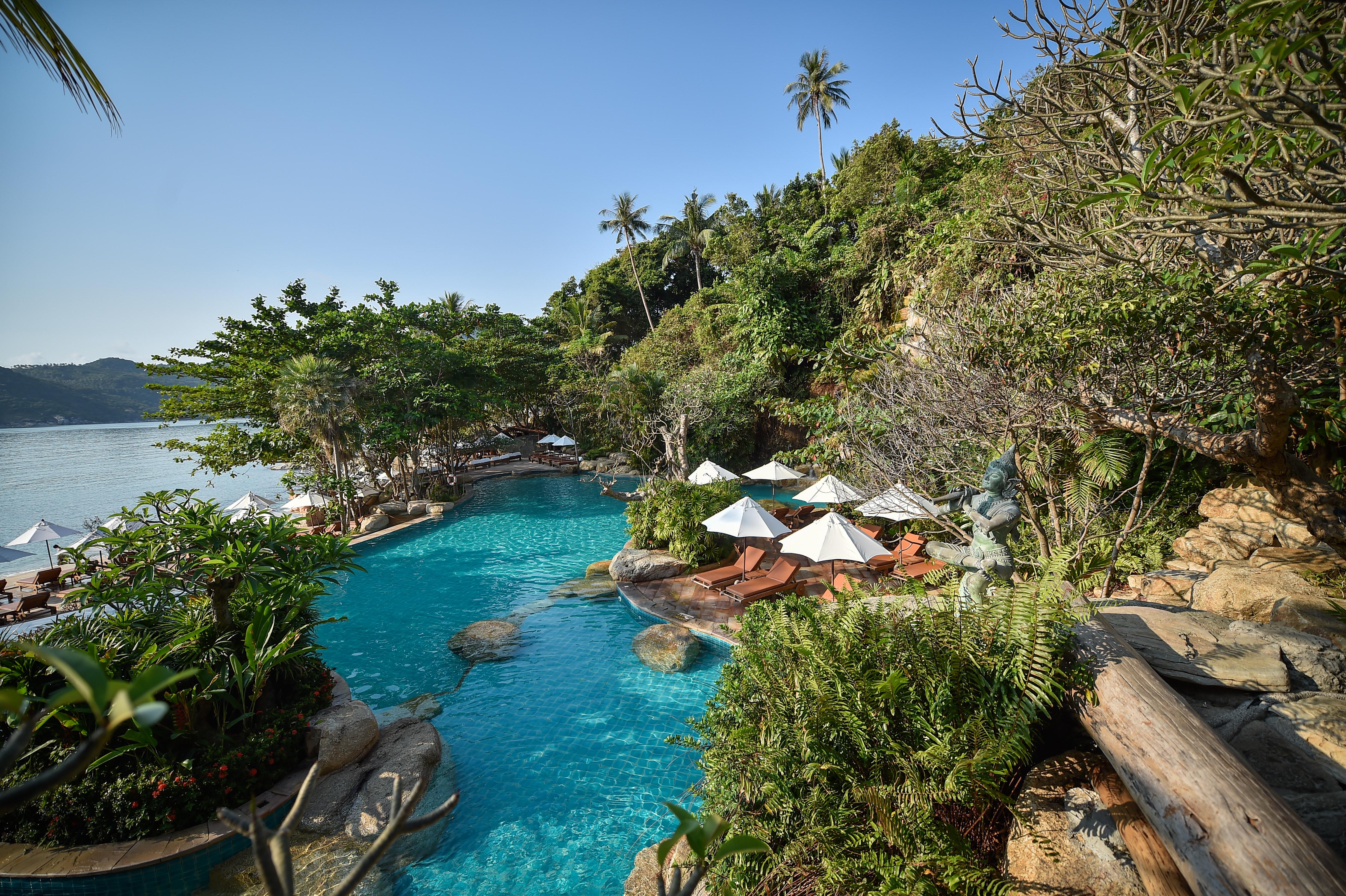 Santhiya Koh Phangan Resort And Spa Zewnętrze zdjęcie The swimming pool at the resort