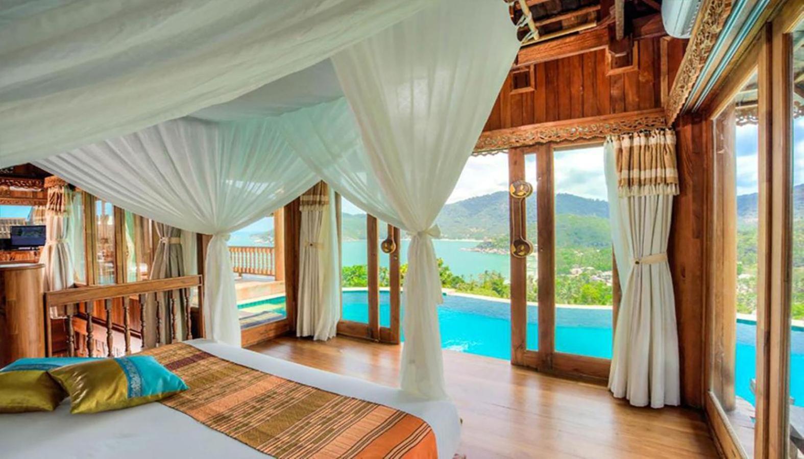 Santhiya Koh Phangan Resort And Spa Zewnętrze zdjęcie A bedroom at the resort